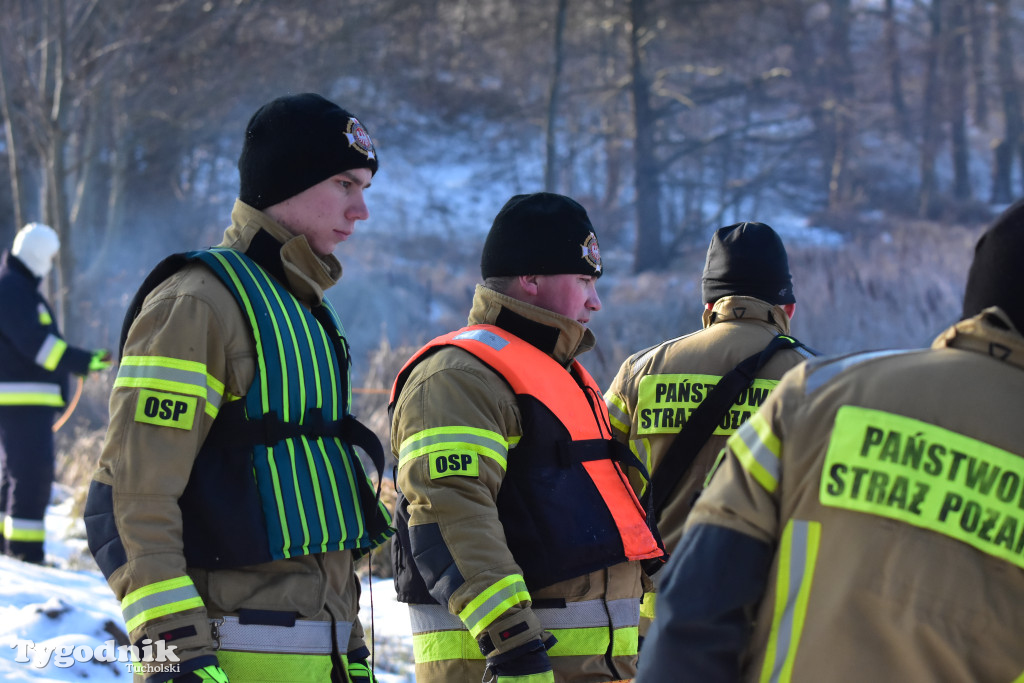 Raciąż: Ćwiczyli, jak ratować ludzi na zamarzniętych akwenach