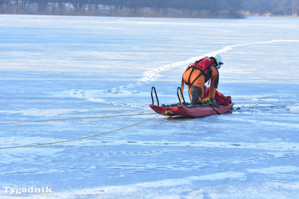Raciąż: Ćwiczyli, jak ratować ludzi na zamarzniętych akwenach