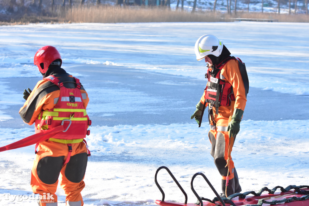 Raciąż: Ćwiczyli, jak ratować ludzi na zamarzniętych akwenach