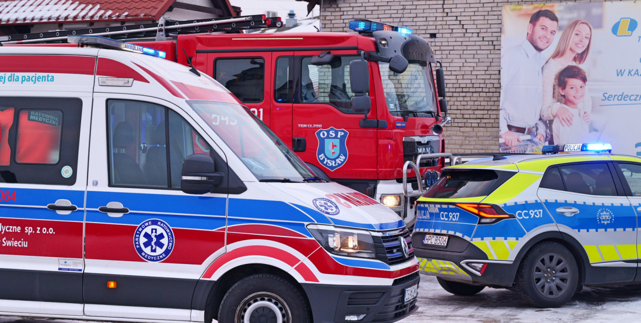 Niepokojące zgłoszenie z Bysławia (24 stycznia)