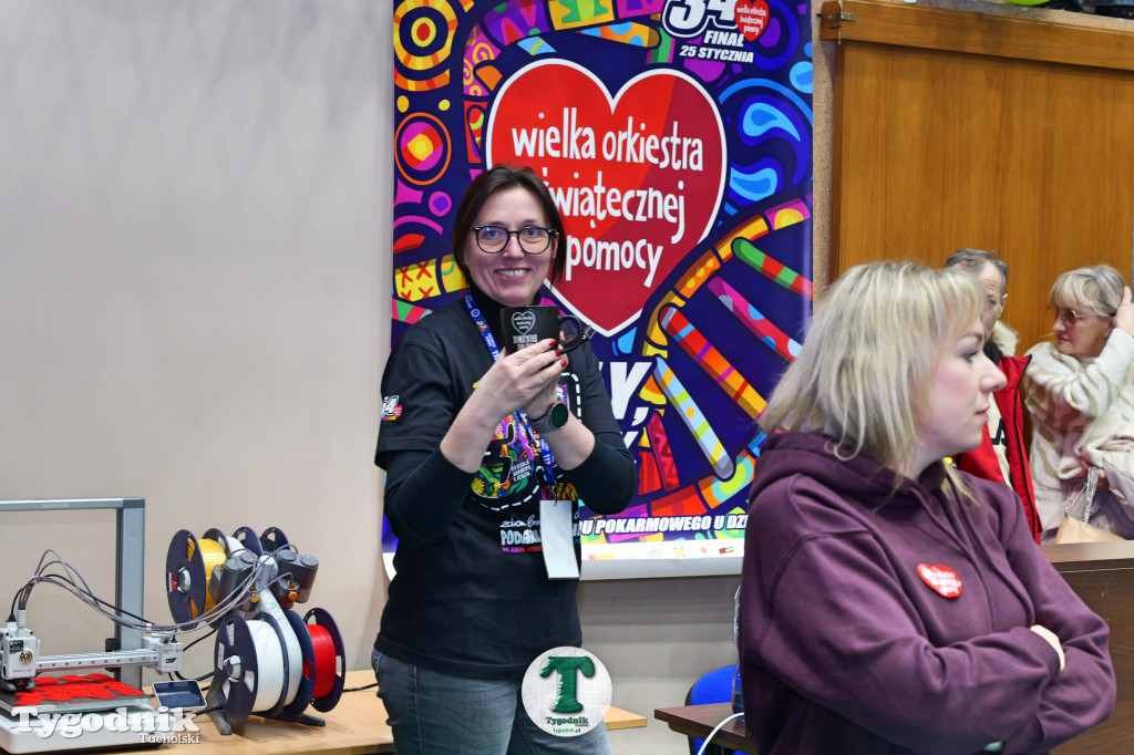 Finał WOŚP w Tucholi. Wolontariusze na ulicach, impreza w OSiR-ze