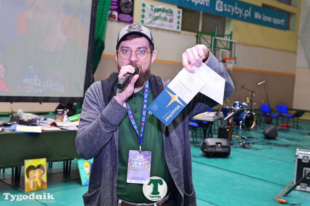 Finał WOŚP w Tucholi. Wolontariusze na ulicach, impreza w OSiR-ze