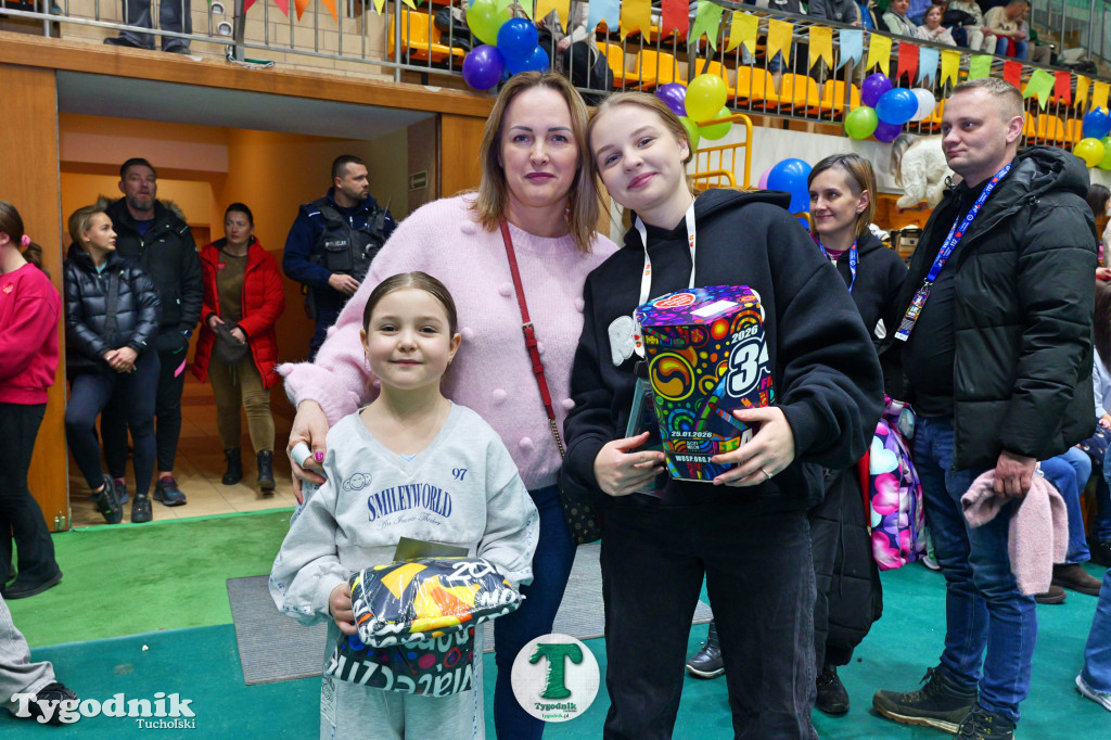 Finał WOŚP w Tucholi. Wolontariusze na ulicach, impreza w OSiR-ze