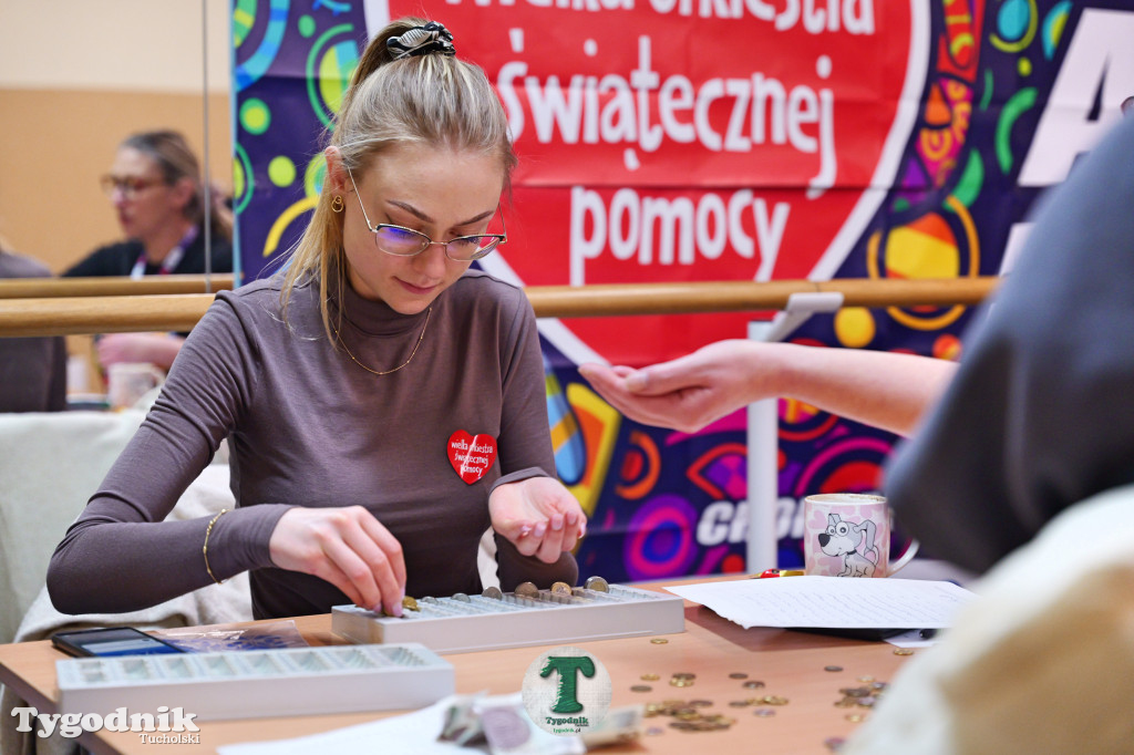 Finał WOŚP w Tucholi. Wolontariusze na ulicach, impreza w OSiR-ze