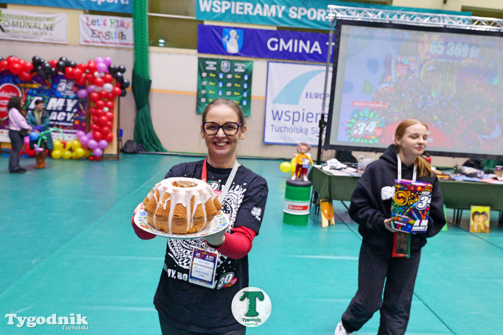 Finał WOŚP w Tucholi. Wolontariusze na ulicach, impreza w OSiR-ze