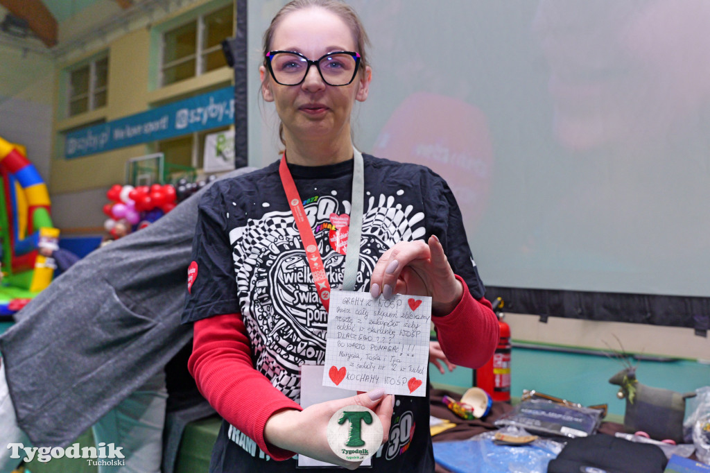 Finał WOŚP w Tucholi. Wolontariusze na ulicach, impreza w OSiR-ze