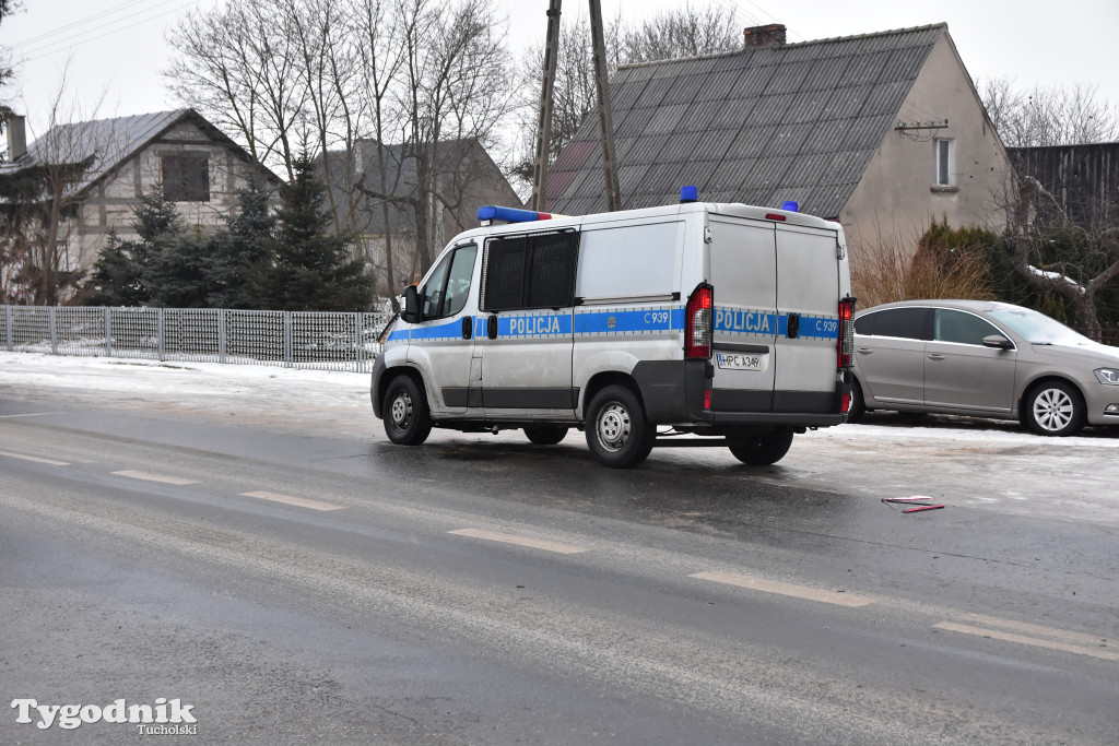 Kolizja drogowa między Tucholą a Małym Mędromierzem / ZDJĘCIA