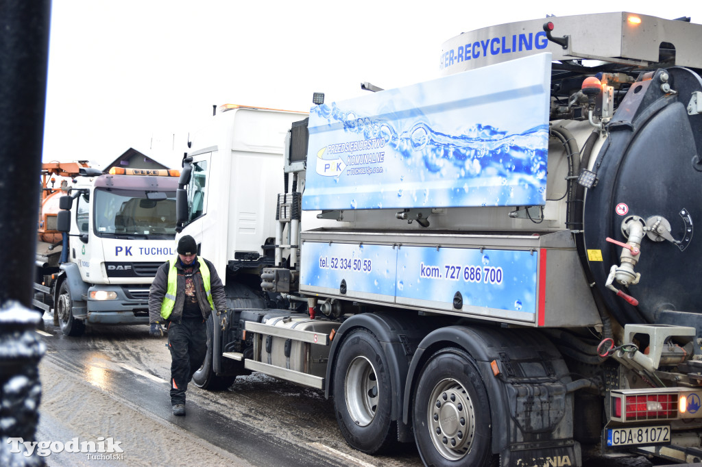 Awaria na ul. Chopina