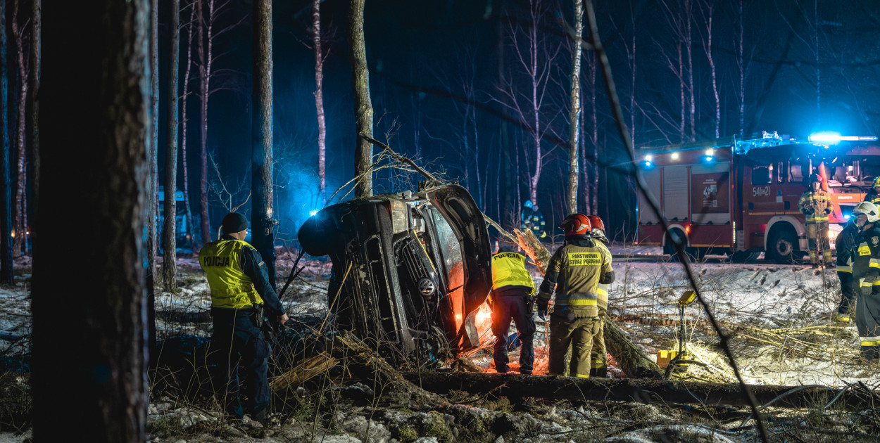 Piątek trzynastego. Wypadek na DW240