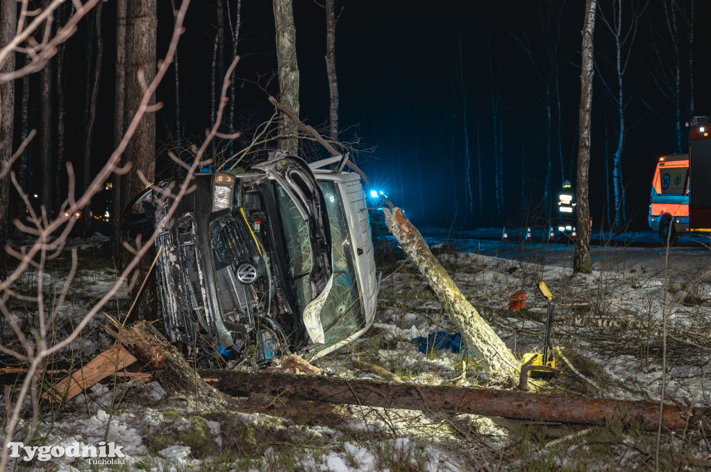 Piątek trzynastego. Wypadek na DW240