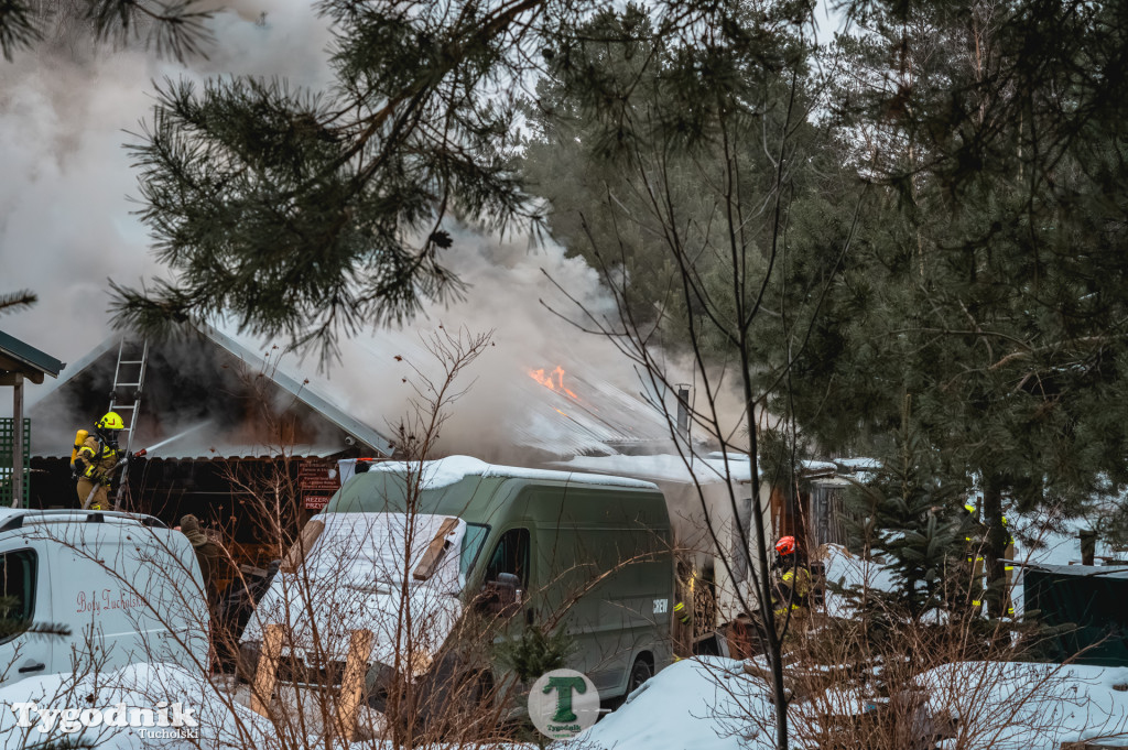 Pożar w gminie Cekcyn! Strażacy ruszyli do akcji w sobotę rano