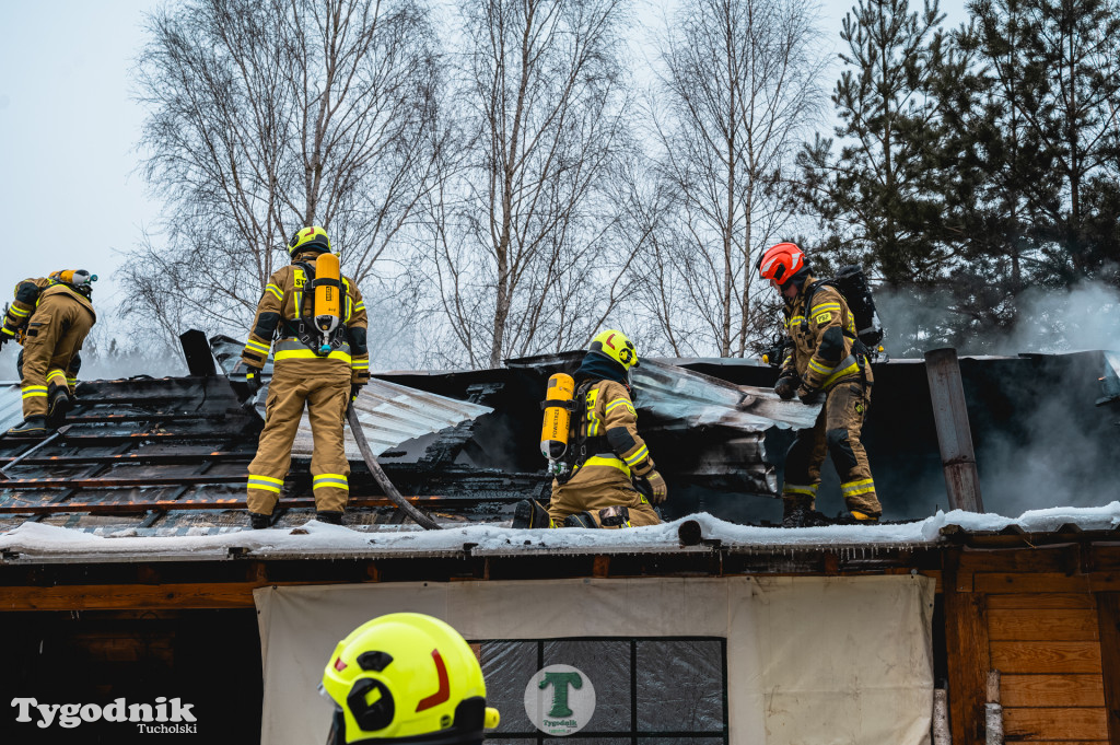 Pożar w gminie Cekcyn! Strażacy ruszyli do akcji w sobotę rano