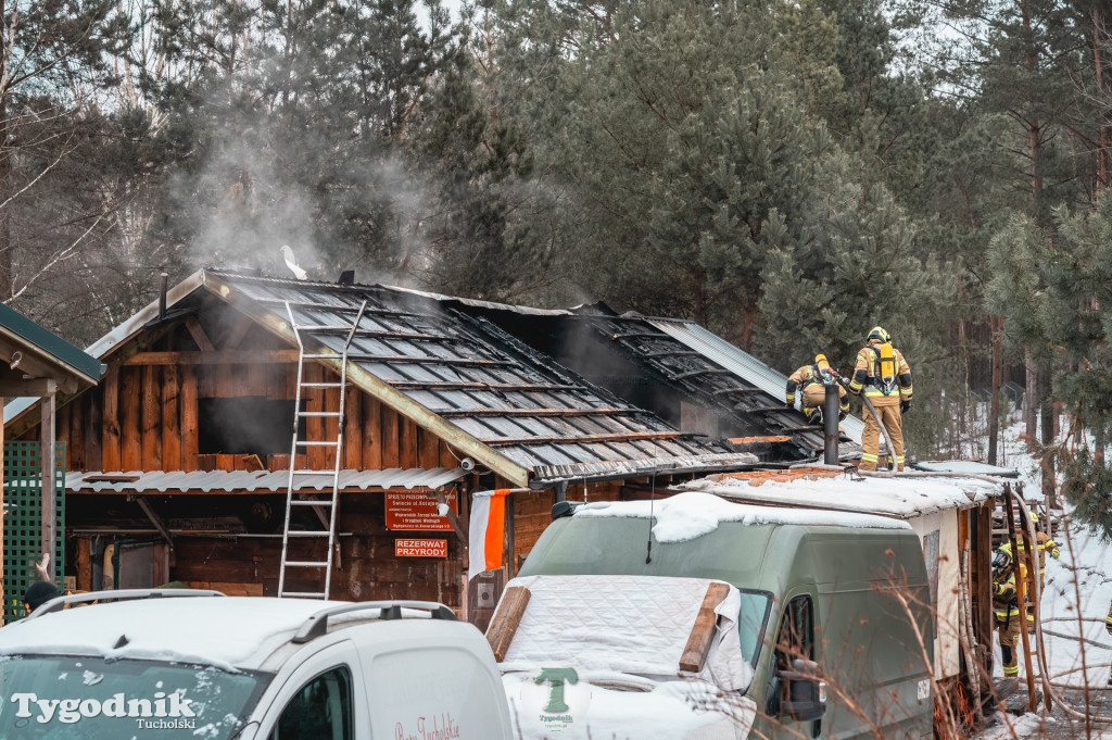 Pożar w gminie Cekcyn! Strażacy ruszyli do akcji w sobotę rano