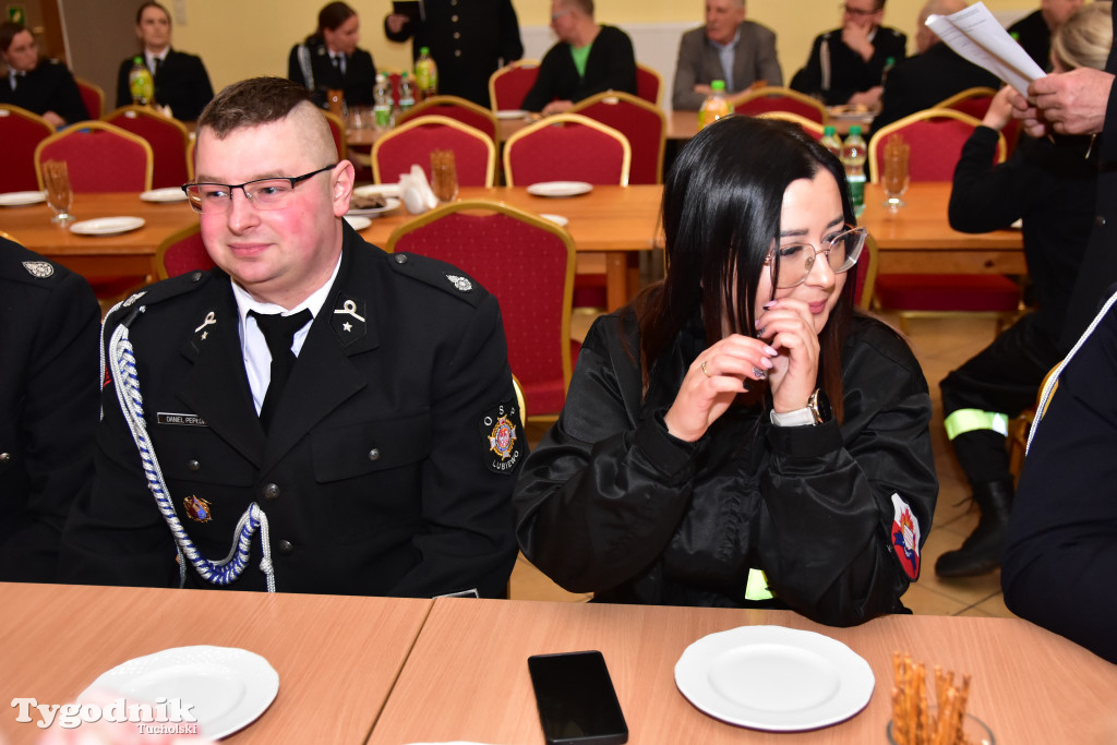 Druhny i druhowie z Lubiewa po zebraniu sprawozdawczo-wyborczym