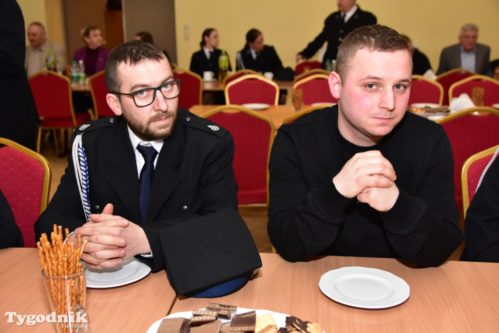 Druhny i druhowie z Lubiewa po zebraniu sprawozdawczo-wyborczym