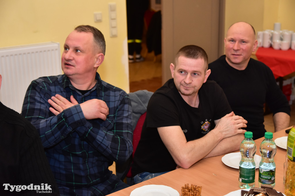 Druhny i druhowie z Lubiewa po zebraniu sprawozdawczo-wyborczym