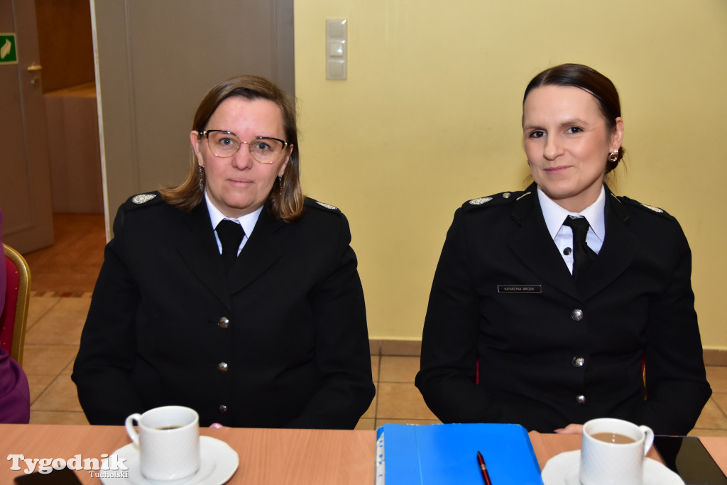 Druhny i druhowie z Lubiewa po zebraniu sprawozdawczo-wyborczym