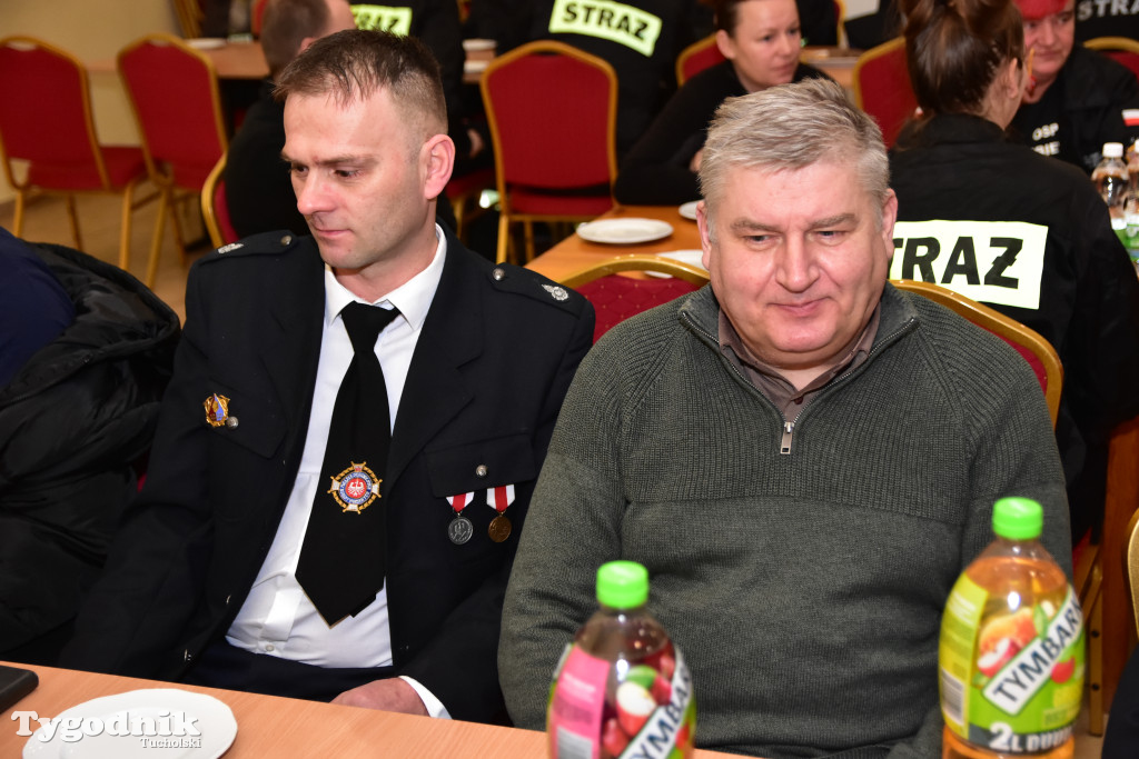 Druhny i druhowie z Lubiewa po zebraniu sprawozdawczo-wyborczym