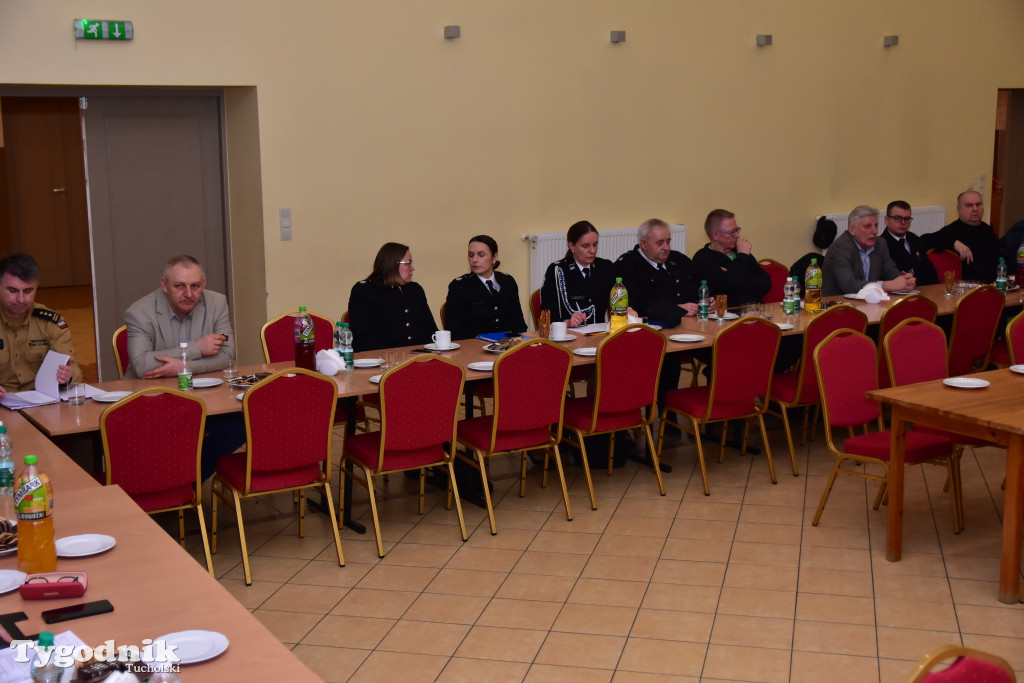 Druhny i druhowie z Lubiewa po zebraniu sprawozdawczo-wyborczym