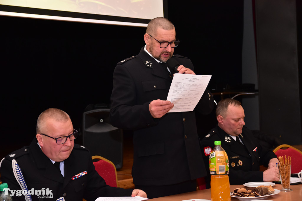 Druhny i druhowie z Lubiewa po zebraniu sprawozdawczo-wyborczym