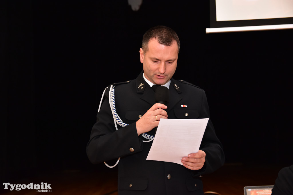 Druhny i druhowie z Lubiewa po zebraniu sprawozdawczo-wyborczym