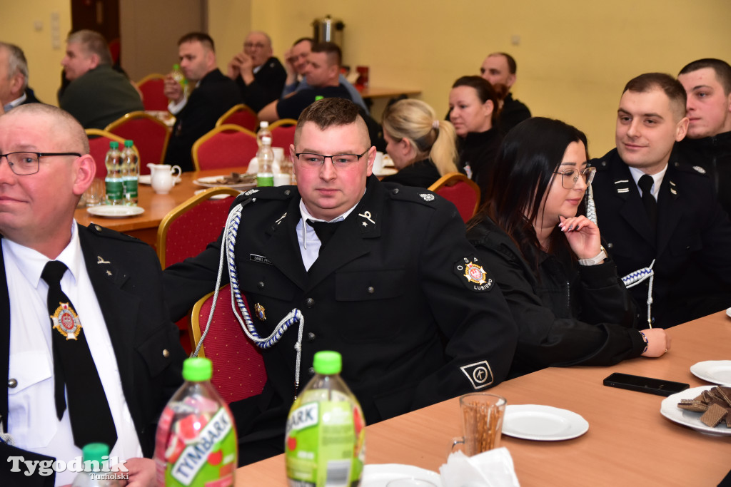 Druhny i druhowie z Lubiewa po zebraniu sprawozdawczo-wyborczym