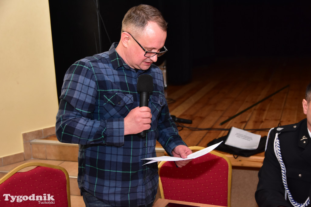 Druhny i druhowie z Lubiewa po zebraniu sprawozdawczo-wyborczym