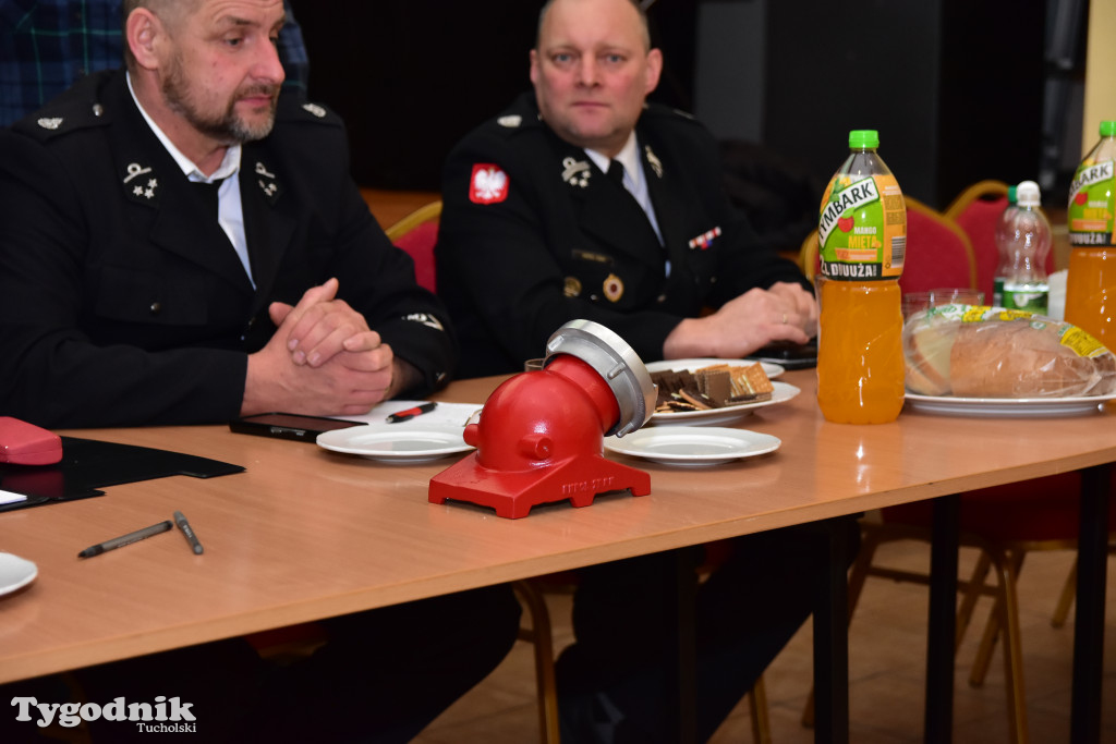 Druhny i druhowie z Lubiewa po zebraniu sprawozdawczo-wyborczym