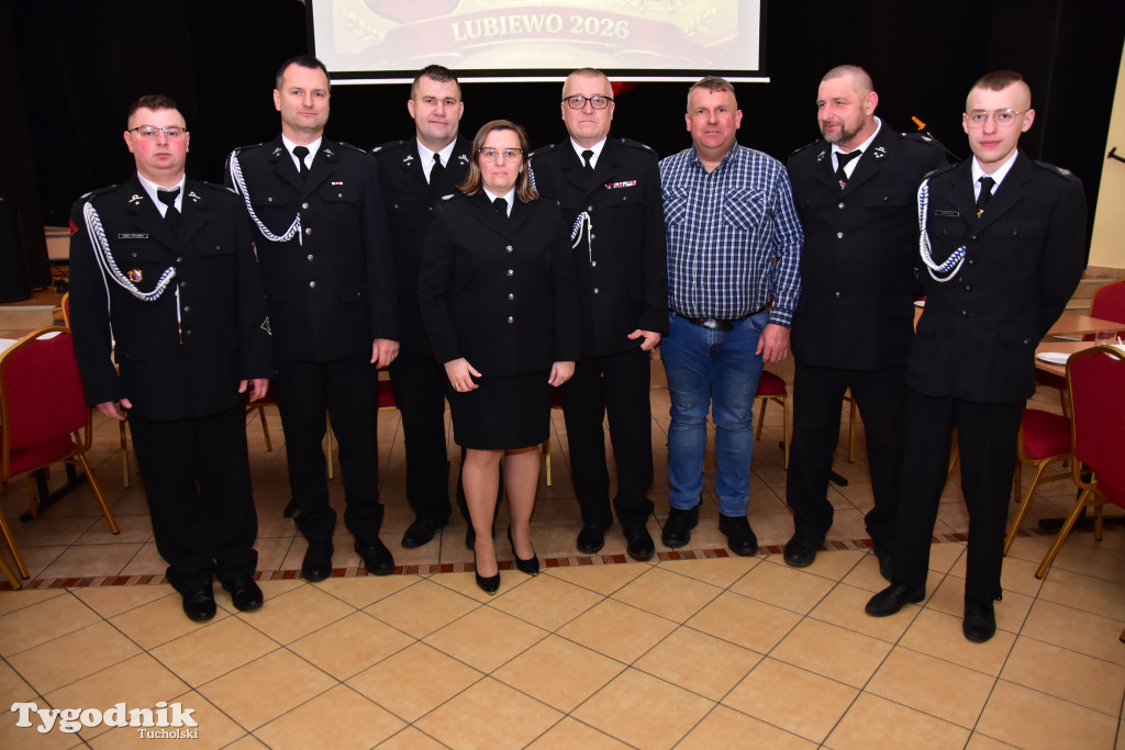 Druhny i druhowie z Lubiewa po zebraniu sprawozdawczo-wyborczym