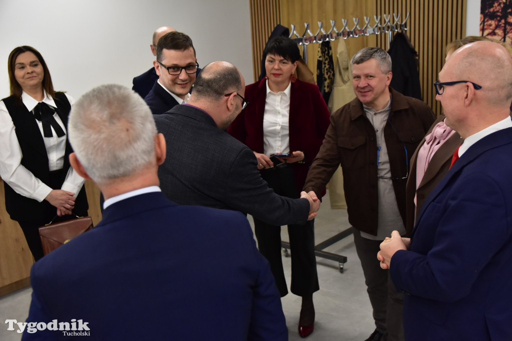 Wizyta wojewody Michała Sztybla w powiecie tucholskim. Rozmawiali o ochronie ludności i obronie cywilnej