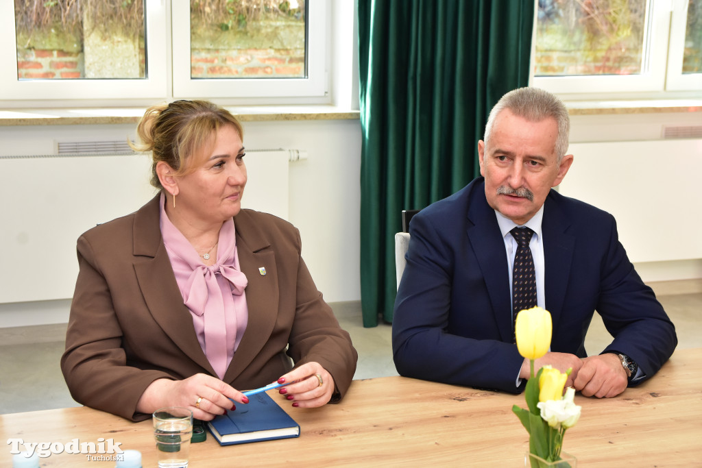 Wizyta wojewody Michała Sztybla w powiecie tucholskim. Rozmawiali o ochronie ludności i obronie cywilnej