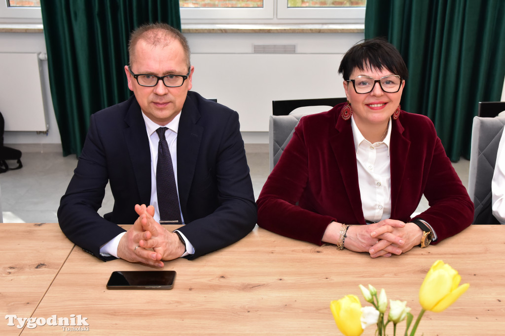 Wizyta wojewody Michała Sztybla w powiecie tucholskim. Rozmawiali o ochronie ludności i obronie cywilnej