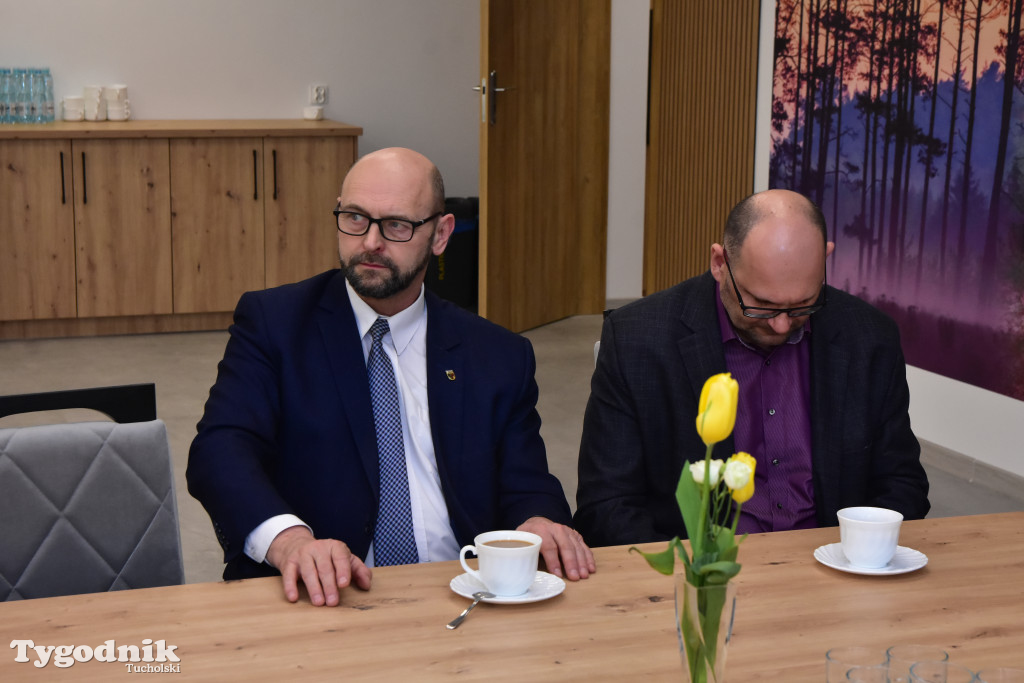 Wizyta wojewody Michała Sztybla w powiecie tucholskim. Rozmawiali o ochronie ludności i obronie cywilnej