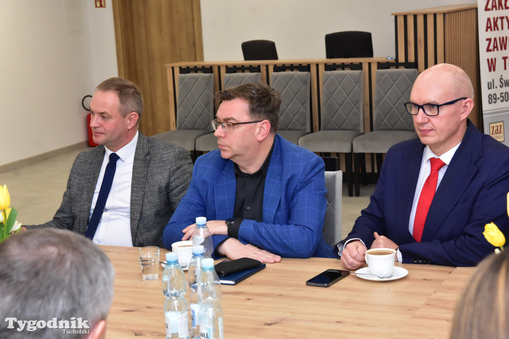 Wizyta wojewody Michała Sztybla w powiecie tucholskim. Rozmawiali o ochronie ludności i obronie cywilnej