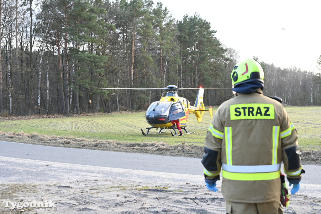 Wierzchucin: Bus wjechał pod pociąg