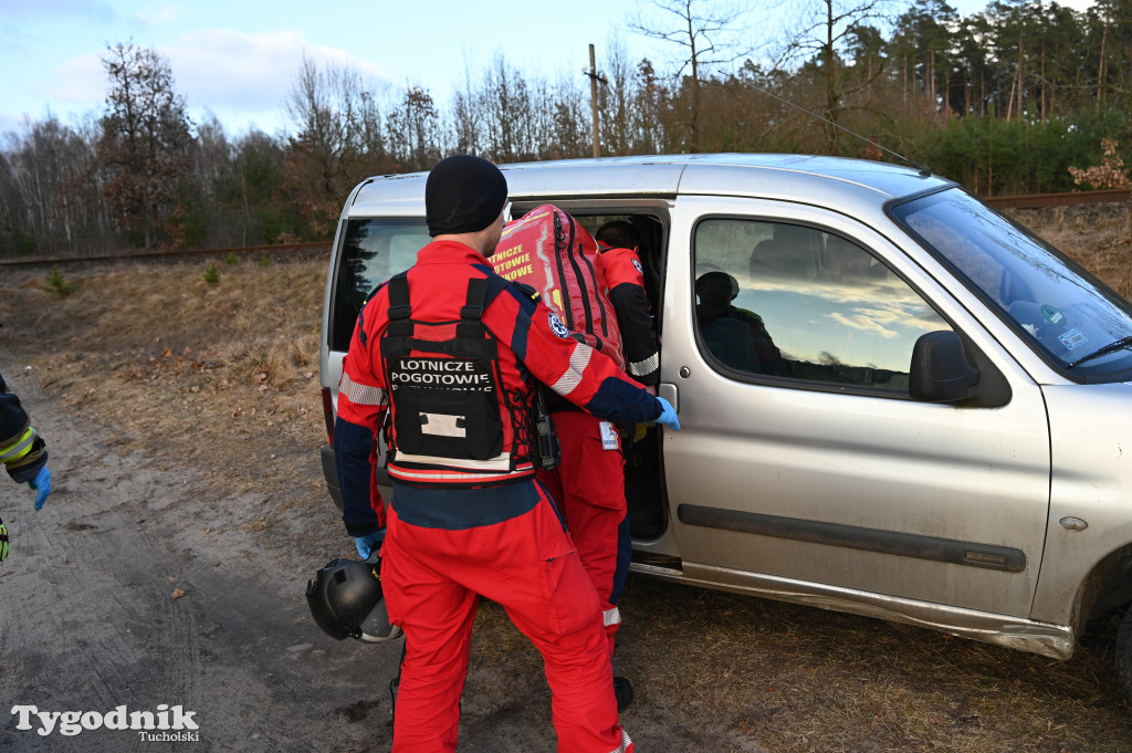 Wierzchucin: Bus wjechał pod pociąg