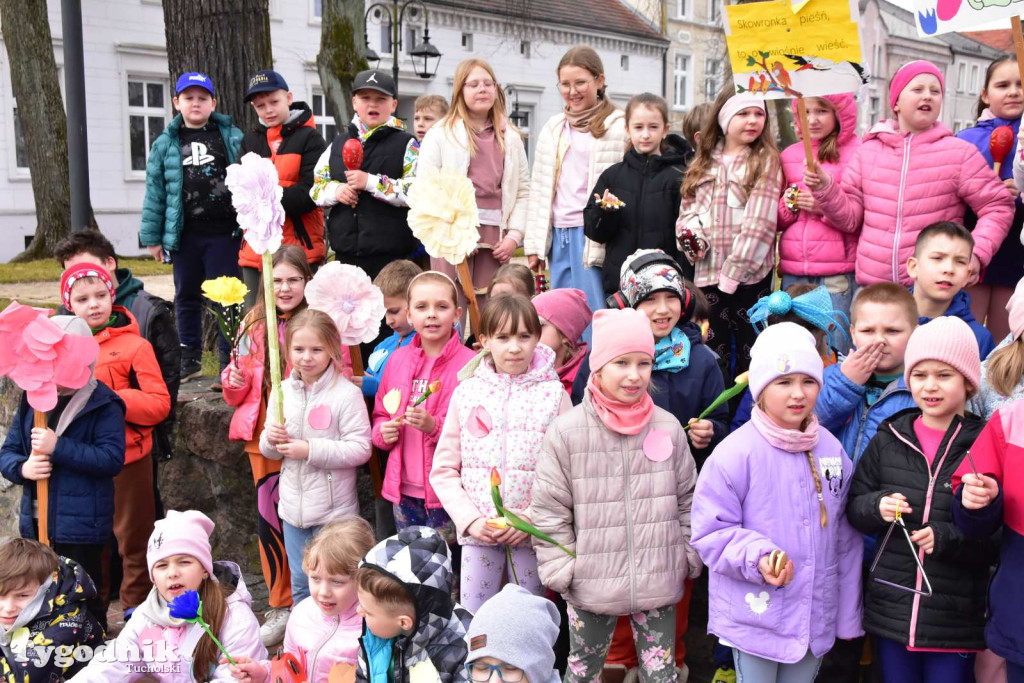 Uczniowie tucholskiej \