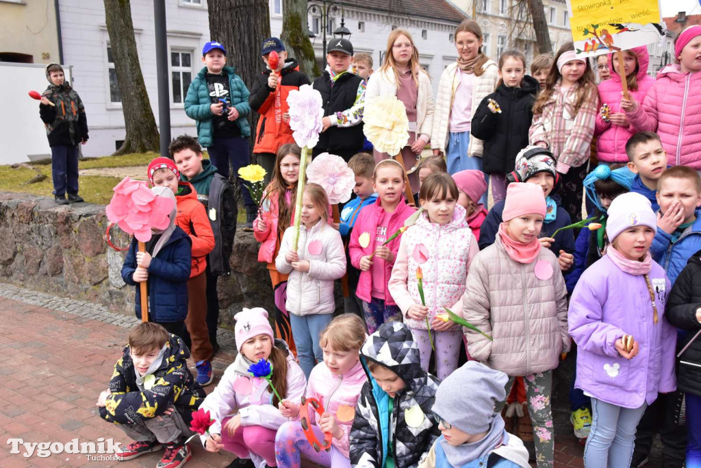 Uczniowie tucholskiej \