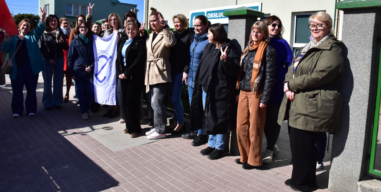 Tuchola: Protest pracowników inspektoratu Zakładu Ubezpieczeń Społecznych