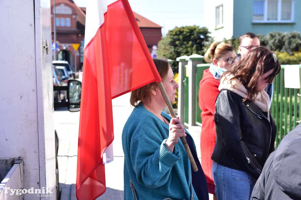 Tuchola: Protest pracowników inspektoratu Zakładu Ubezpieczeń Społecznych