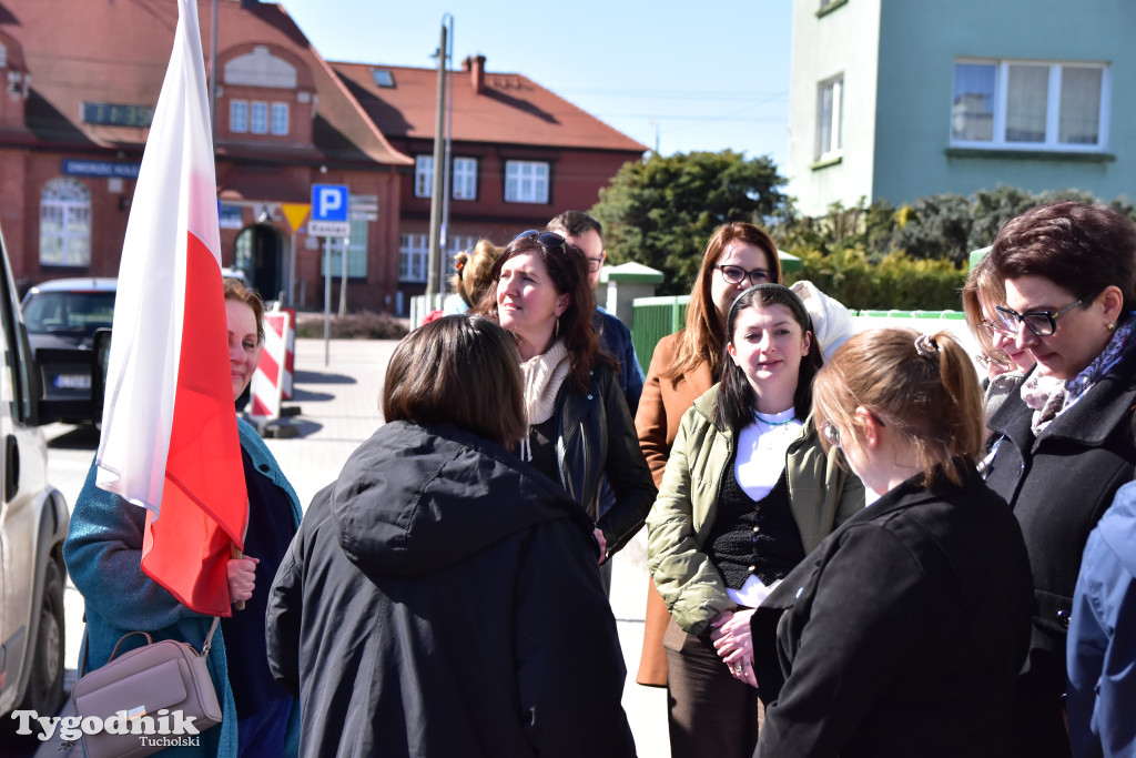 Tuchola: Protest pracowników inspektoratu Zakładu Ubezpieczeń Społecznych