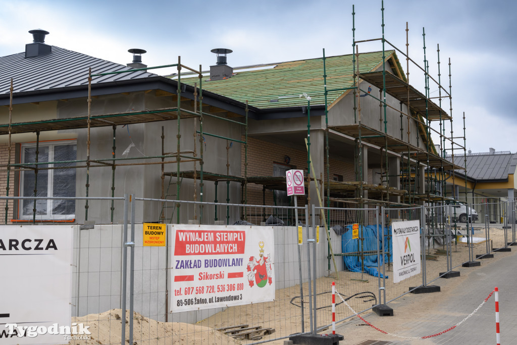 Budowa żłobka w Cekcynie - decydująca faza