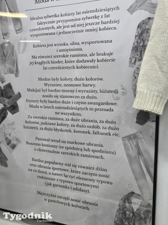 Wystawa o modzie  w Muzeum Borów Tucholskich