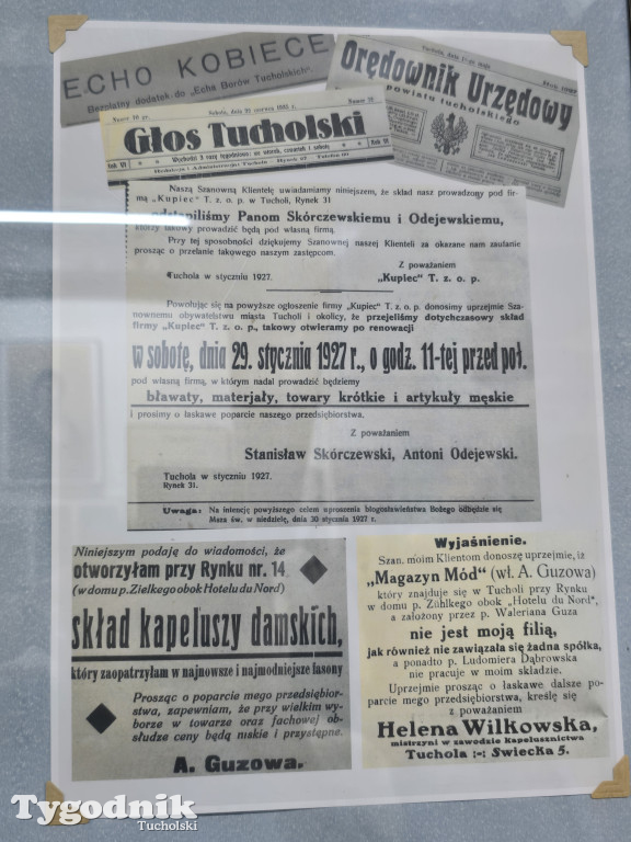 Wystawa o modzie  w Muzeum Borów Tucholskich