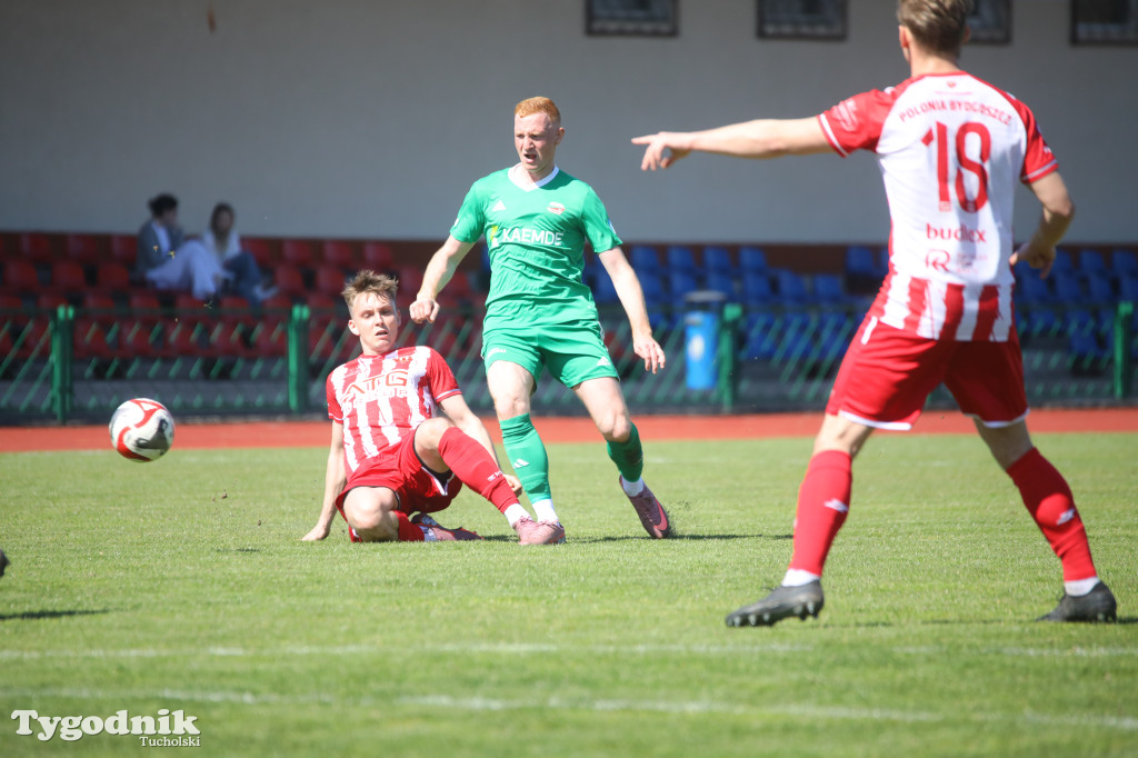 Klasa okręgowa: Tucholanka Tuchola - Polonia Bydgoszcz 3:2 (0:1)