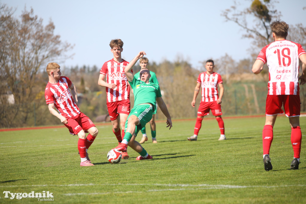 Klasa okręgowa: Tucholanka Tuchola - Polonia Bydgoszcz 3:2 (0:1)