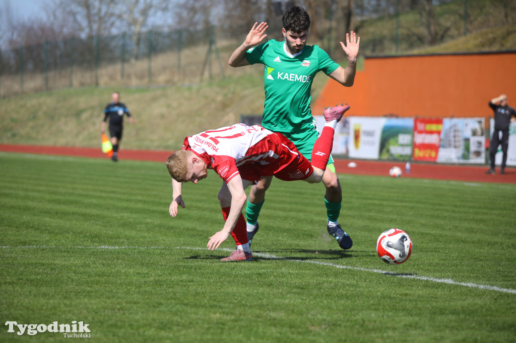 Klasa okręgowa: Tucholanka Tuchola - Polonia Bydgoszcz 3:2 (0:1)