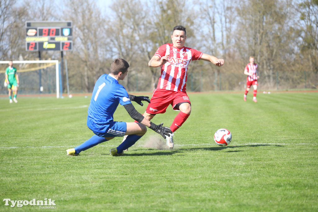 Klasa okręgowa: Tucholanka Tuchola - Polonia Bydgoszcz 3:2 (0:1)