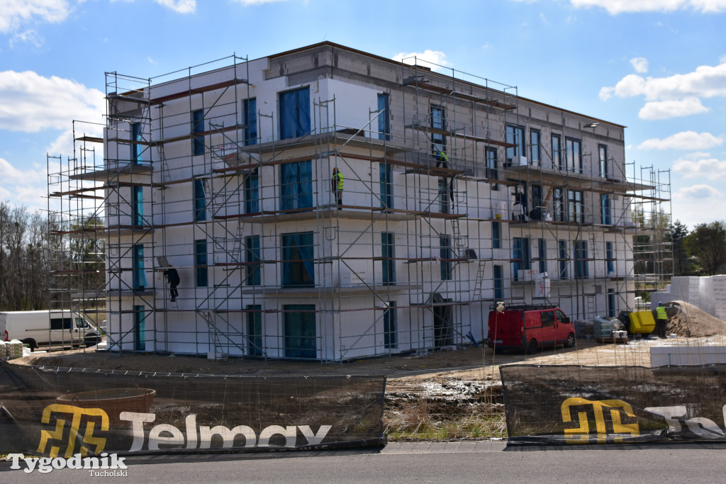 Inwestycja - budowa bloków w Gostycynie