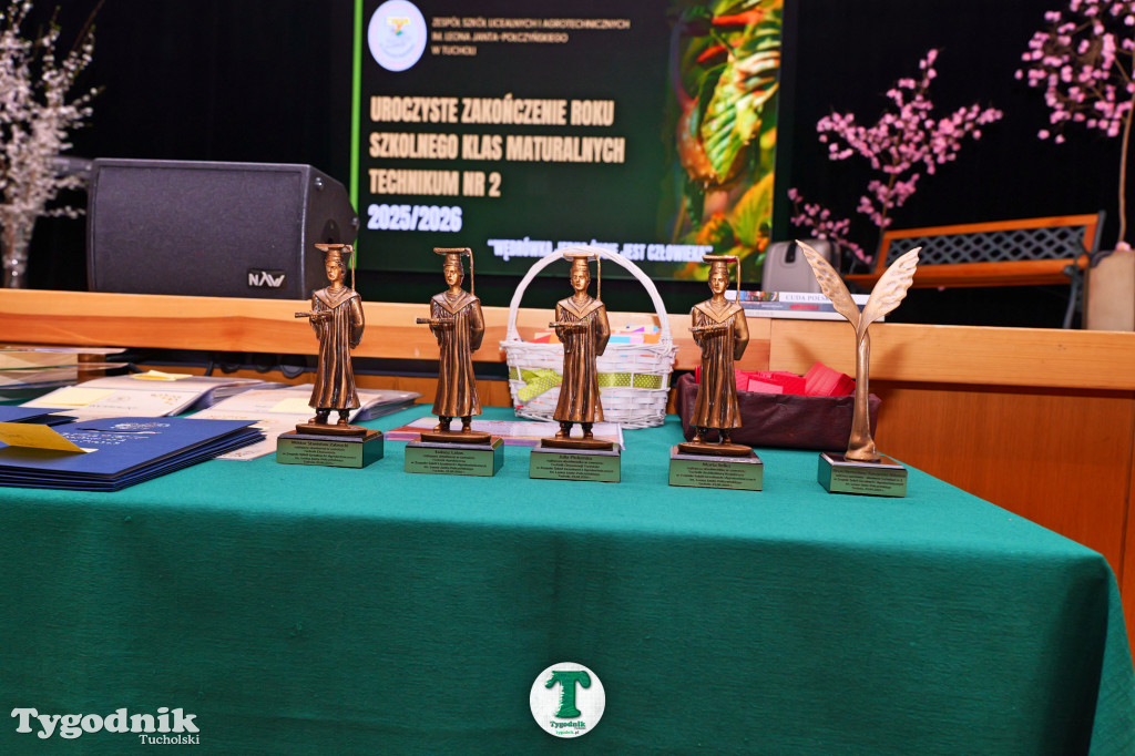 ZSLiA w Tucholi. Pożegnanie absolwentów, łzy wzruszenia